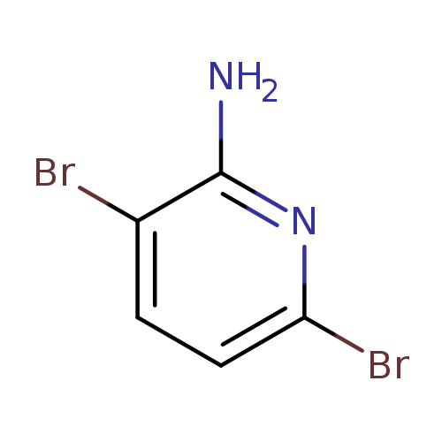 Brc1ccc(c(n1)N)Br