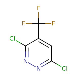 Clc1nnc(c(c1)C(F)(F)F)Cl