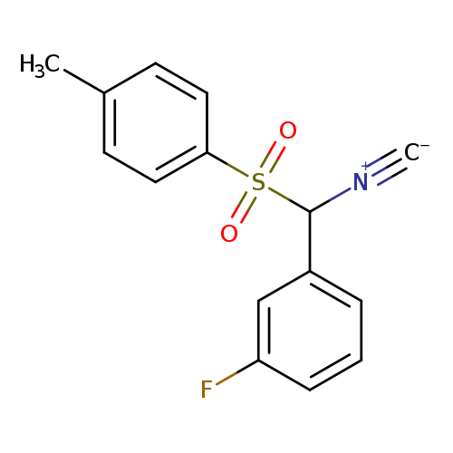 [C-]#[N+]C(S(=O)(=O)c1ccc(cc1)C)c1cccc(c1)F