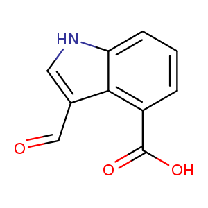 O=Cc1c[nH]c2c1c(ccc2)C(=O)O
