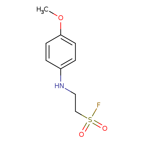 COc1ccc(cc1)NCCS(=O)(=O)F