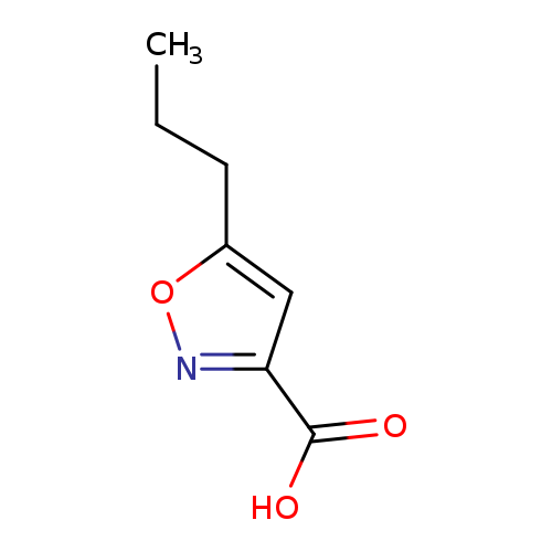 CCCc1cc(no1)C(=O)O