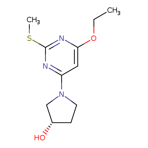 CCOc1cc(nc(n1)SC)N1CC[C@@H](C1)O