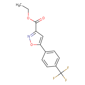 CCOC(=O)c1noc(c1)c1ccc(cc1)C(F)(F)F