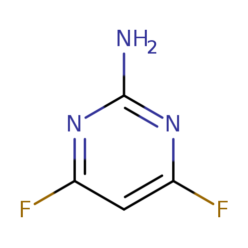 Fc1cc(F)nc(n1)N