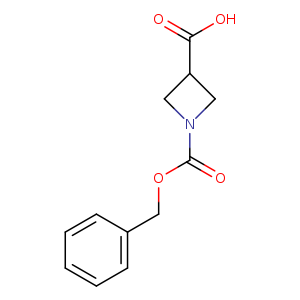 O=C(N1CC(C1)C(=O)O)OCc1ccccc1