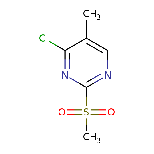 Cc1cnc(nc1Cl)S(=O)(=O)C