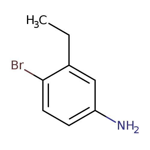 CCc1cc(N)ccc1Br