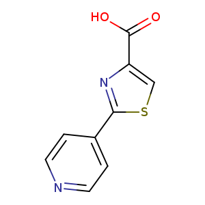 OC(=O)c1csc(n1)c1ccncc1