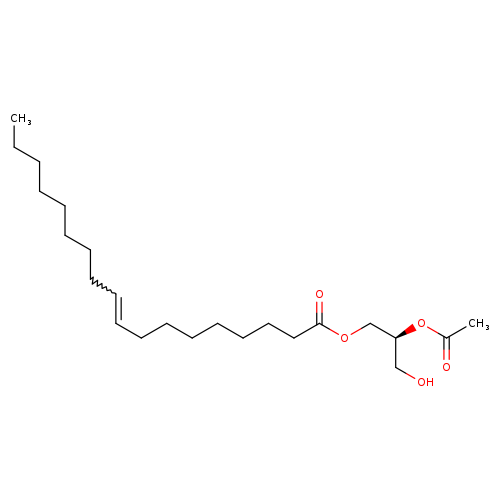 CCCCCCCCC=CCCCCCCCC(=O)OC[C@@H](OC(=O)C)CO