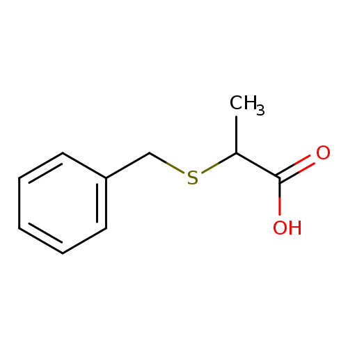 CC(C(=O)O)SCc1ccccc1
