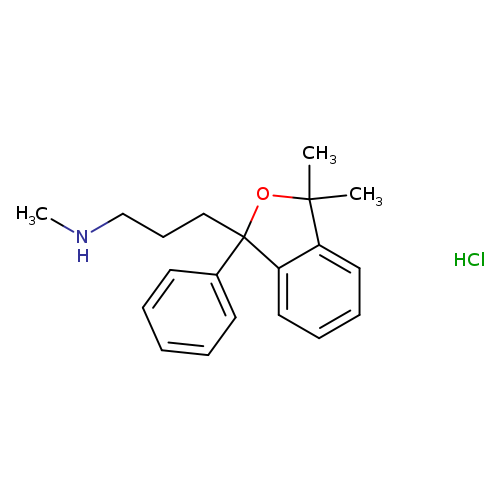 CNCCCC1(OC(c2c1cccc2)(C)C)c1ccccc1.Cl