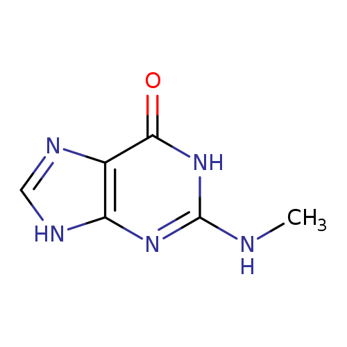 CNc1[nH]c(=O)c2c(n1)[nH]cn2
