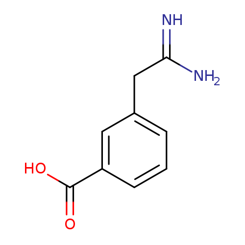NC(=N)Cc1cccc(c1)C(=O)O