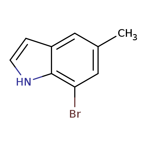 Cc1cc(Br)c2c(c1)cc[nH]2