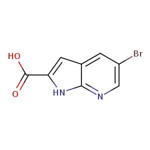 Brc1cnc2c(c1)cc([nH]2)C(=O)O