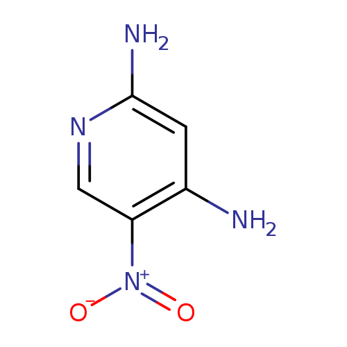 [O-][N+](=O)c1cnc(cc1N)N