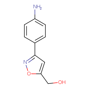 OCc1onc(c1)c1ccc(cc1)N
