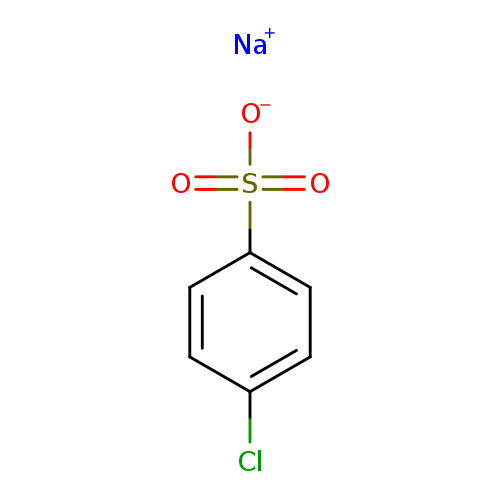 Clc1ccc(cc1)S(=O)(=O)[O-].[Na+]