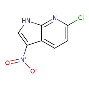 Clc1ccc2c(n1)[nH]cc2[N+](=O)[O-]