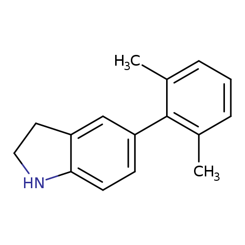 Cc1cccc(c1c1ccc2c(c1)CCN2)C