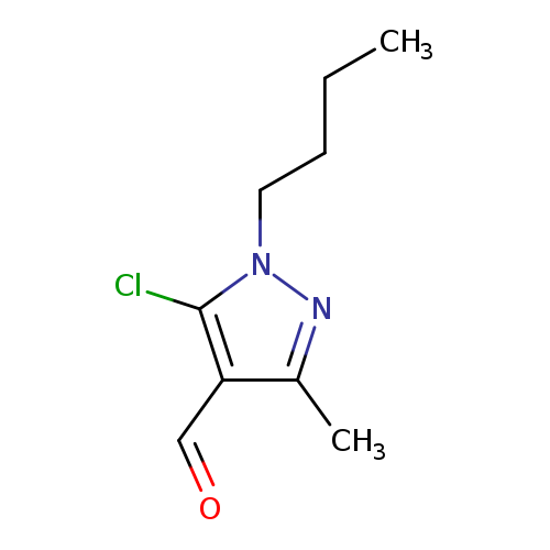 CCCCn1nc(c(c1Cl)C=O)C