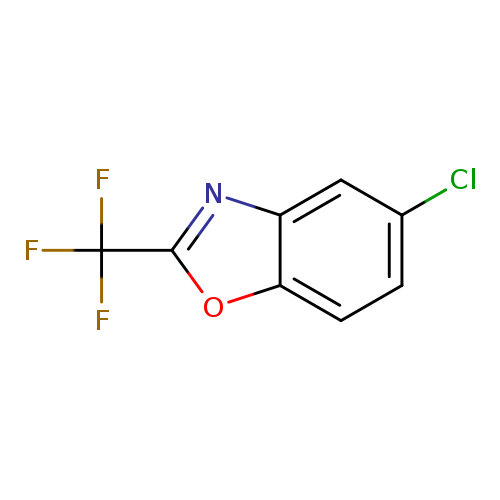 Clc1ccc2c(c1)nc(o2)C(F)(F)F