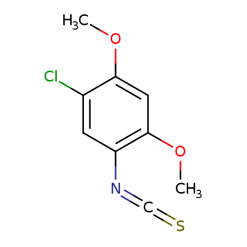 S=C=Nc1cc(Cl)c(cc1OC)OC