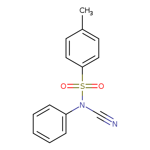 N#CN(S(=O)(=O)c1ccc(cc1)C)c1ccccc1