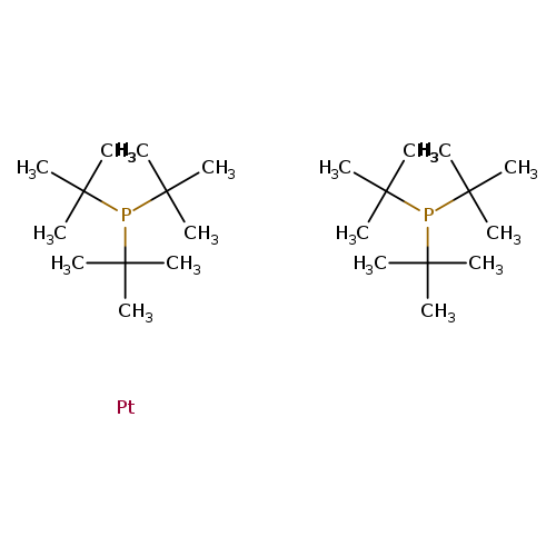 CC(P(C(C)(C)C)C(C)(C)C)(C)C.CC(P(C(C)(C)C)C(C)(C)C)(C)C.[Pt]