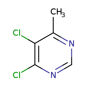 Clc1c(C)ncnc1Cl