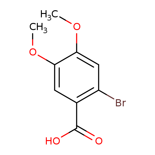 COc1cc(C(=O)O)c(cc1OC)Br