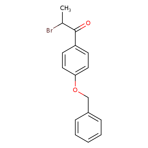 CC(C(=O)c1ccc(cc1)OCc1ccccc1)Br