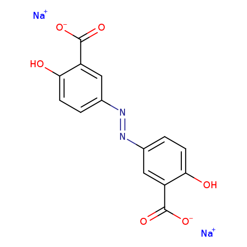 [O-]C(=O)c1cc(/N=N/c2ccc(c(c2)C(=O)[O-])O)ccc1O.[Na+].[Na+]