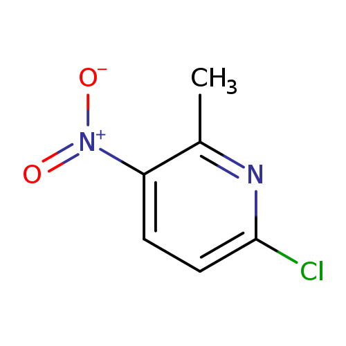 [O-][N+](=O)c1ccc(nc1C)Cl