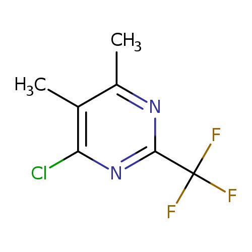 Cc1nc(nc(c1C)Cl)C(F)(F)F