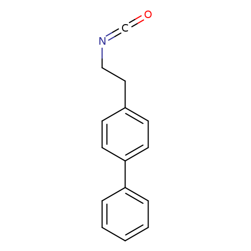 O=C=NCCc1ccc(cc1)c1ccccc1