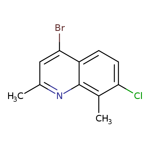 Cc1cc(Br)c2c(n1)c(C)c(cc2)Cl