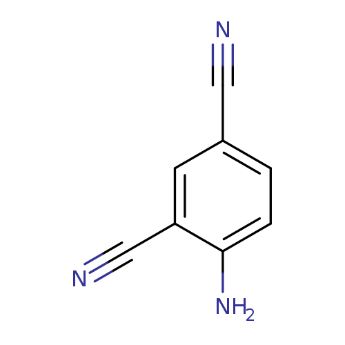 N#Cc1ccc(c(c1)C#N)N