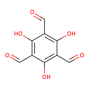 O=Cc1c(O)c(C=O)c(c(c1O)C=O)O