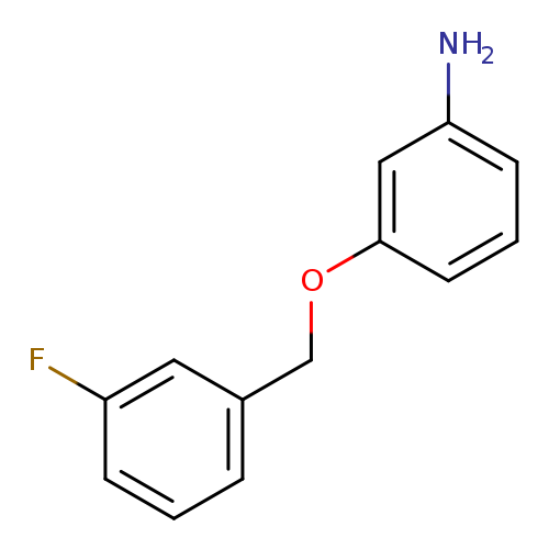 Nc1cccc(c1)OCc1cccc(c1)F