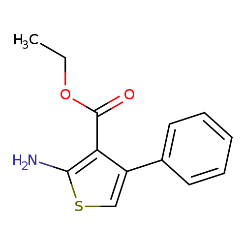 CCOC(=O)c1c(N)scc1c1ccccc1