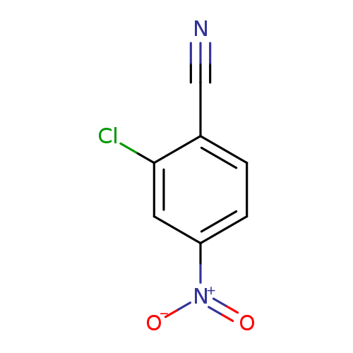 N#Cc1ccc(cc1Cl)N(=O)=O