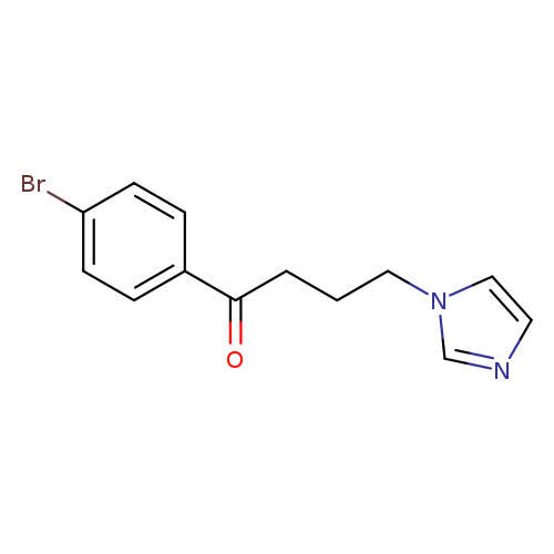 Brc1ccc(cc1)C(=O)CCCn1cncc1