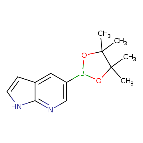 CC1(C)OB(OC1(C)C)c1cnc2c(c1)cc[nH]2