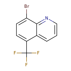 Brc1ccc(c2c1nccc2)C(F)(F)F