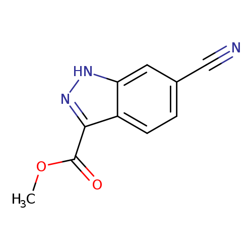 COC(=O)c1n[nH]c2c1ccc(c2)C#N