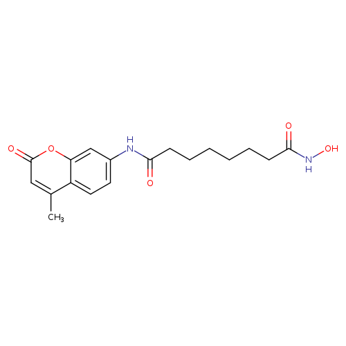 ONC(=O)CCCCCCC(=O)Nc1ccc2c(c1)oc(=O)cc2C