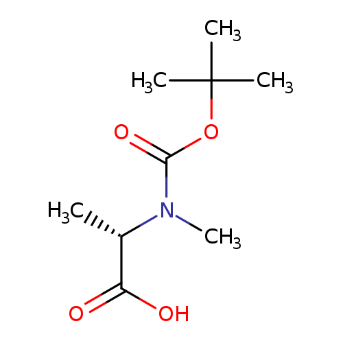 C[C@H](N(C(=O)OC(C)(C)C)C)C(=O)O