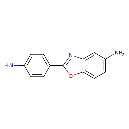Nc1ccc(cc1)c1oc2c(n1)cc(cc2)N